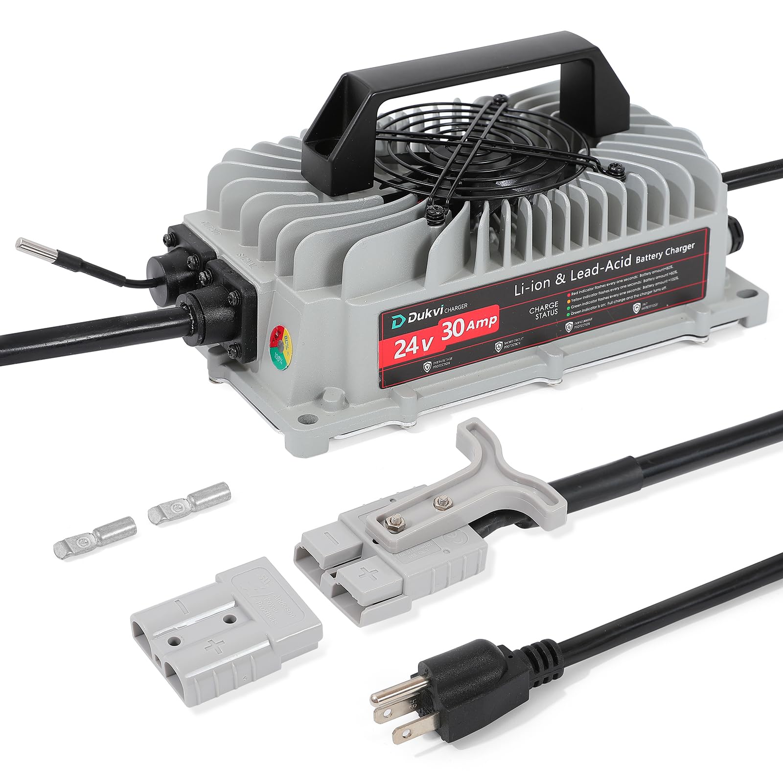 Amazon.com: 24V 30A Forklift Battery Charger 1250W for Lifepo4